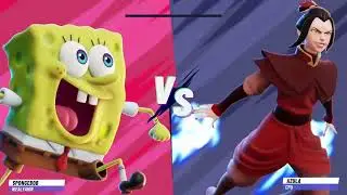 SpongeBob Vs Azula|Nickelodeon All-Star Brawl 2