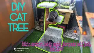 DIY Cat Tree | Membuat Sendiri Pohon Kucing | Bukan Tutorial