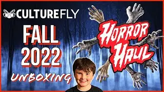 CultureFly Horror Haul Mystery Box Fall 2022 Unboxing & Review! Exclusive Horror Movie Collectibles!