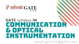 Communication and Optical Instrumentation | GATE 2021 IN Syllabus | online LIVE interactive classes