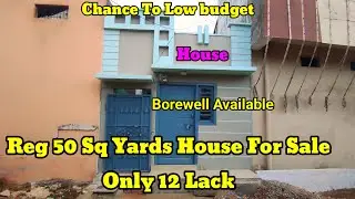 alhamdulillahsoldout To Low Budget Reg 50 Sq House For Sale Shaheen Nagar Wadi E saleheen Hyderabad/
