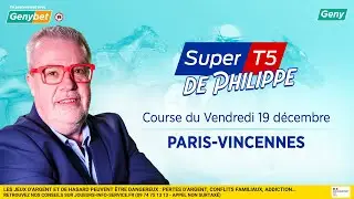 LE PRONO DU SUPER TOP 5 (R1-C8) | 19/12/2025 | A PARIS-VINCENNES