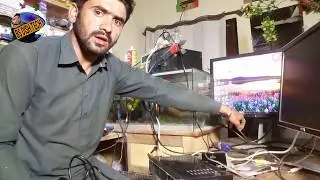 How HdMi to VGA cable computer LCD receiver setting 2020 10Mar video Bs dish tech