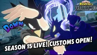 🔥 LIVE: My Hero Ultra Rumble Season 15 – Ranked, Customs & Crossplay Chaos!