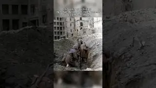 Colorized Footage: Soviet Soldiers Advance Through Trenches in Stalingrad, 1942 #ww2 #ai #history