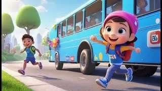 The Lonely Backpack Missed the Bus | Nursery Rhymes for Kids & Baby Songs