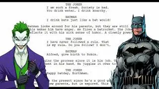 (Hilarious) - Reading Batman Movie Script Written By A Bot