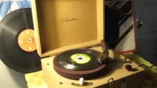 silvertone portable record player