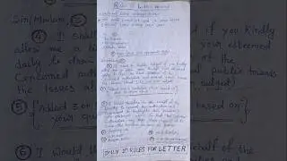 💯 Editorial Letter Writing Rules NEWSPAPER Writing Rules All in One #writing #editor #letter #mp #hs