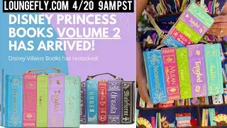 Disney Princess Books Bag Release/Restocked Villains Books Bag/ Loungefly