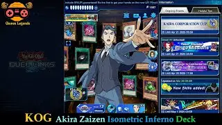 Yu-Gi-Oh KOG with Akira Zaizen Isometric Inferno Deck