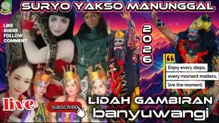 LIVE  JARANAN SURYO YAKSO MANUNGGAL LOKASI LIDAH GAMBIRAN