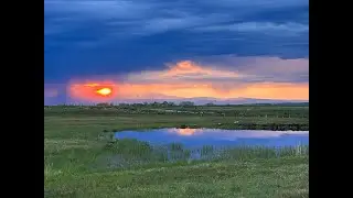 SUNSET OVER WRIGHTS MESA - NORWOOD, CO