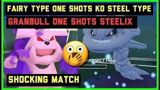 Fairy Type Granbull one shots KO Steel type Steelix in Pok&eacute;mon Go Battle League😁😂