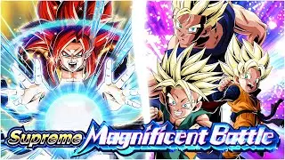 BOND OF PARENT & CHILD MISSION VS. GOHAN, GOTEN & TRUNKS PT. 2! SUPREME MAGNIFICENT BATTLE! (Dokkan)