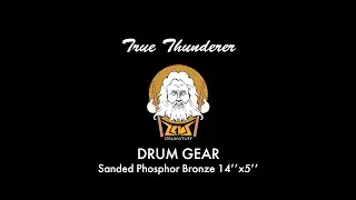 DRUM GEAR Sanded Phosphor Bronze Snare 14