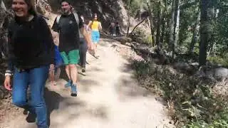 Hike from Chantry Flat to Sturtevant Falls in San Gabriel Mountains.