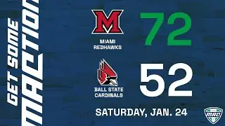 WBB Condensed Game: Miami 72, Ball State 52
