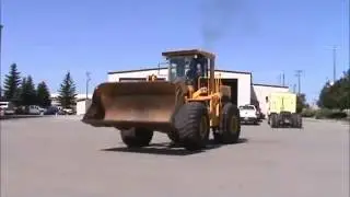 Sold! Hyundai HL-35 Hydraulic Front End Wheel Loader 121