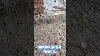 Rebaring Work In Progress | Civil Engineering #construction #civilengineering