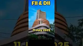 Fll/FPI AND DII Trading Activity on nse || FII AND DII BUY SELL DATA ANALYSIS ||&nbsp;#fiis&nbsp;#diis #shorts
