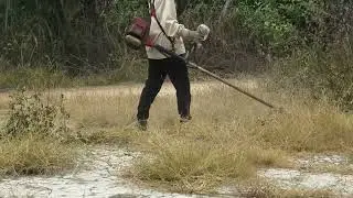 Cleaning Up Abandoned House Cursed Giant Python! Brave Hunter Fights Giant Python With Chainsaw!