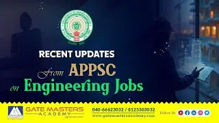 APPSC Engg Jobs Updates - 8919869870 | TGPSC | APPSC | AEE | AE | GATE MASTER #aeetspsc #aeecivil