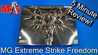 MG Extreme Strike Freedom Gundam | 5 Minute In Box Review