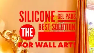 Silicone Sticky Gel Pads are the solution for wall art & Heartsforlove Sacred geometry Grids!
