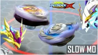 FLYING DRAGONS!! Guilty Longinus VS Rage Longinus in Slow Motion! Beyblade Burst in Slow Motion!