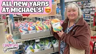 Look At All This New Yarn at Michaels! You Are Going To LOVE Them! #yarn #michaels #yarnspirations