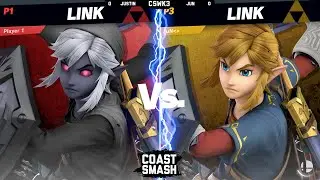 SSBU CSWK3 | Justin (Link) vs JuN (Link) | Loser's Bracket