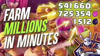 Farm MILLIONS with BARCH at TH9 | Farming without heroes town hall 9