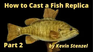Casting a SM Bass for Fish Replica / Reproduction Taxidermy Part 2