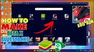How I Make Bluestack x Beta Free Fire x86 Google Play games beta pc Apk #betaxbluestacks #mp70teach 