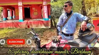 Exploring daarbhasini mondir//Birbhum #rideforpeace