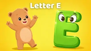 Letter E Song for Kids | Learn the Letter E with Osito Lino 🅴 | ABC Phonics
