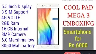 Coolpad Mega 3 Unboxing... Budget Smartphone