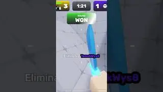 I recently started using knife 😅#subscribe #roblox #rivals