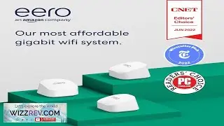 Практически новая сетчатая Wi-Fi система Amazon eero 6+. Поддерживает различные тарифные планы ин...