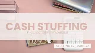 Cash Stuffing Daily Expense and Sinking Funds | Single Income | New Budgeter