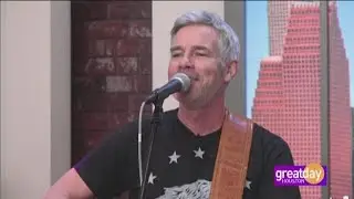 The Trivago Guy, Tim Williams, performs his ode to Houston, 