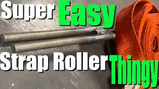Super Easy DRILL POWERED Strap roller!!