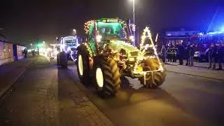 Lichterfahrt der Landwirte in Dingden 2022