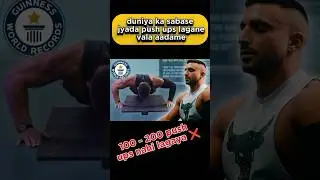 The man who did the most push ups in the world #trending #facts #shorts