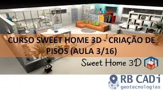 Curso Sweet Home 3D - Criação de pisos (Aula 3/16)