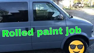 Roller Painting the VAN?!?!? ( Not the greatest..)