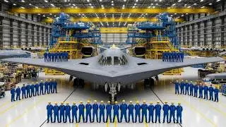 Inside the Secret B-2 Spirit Jet Factory Building the $2 Billion Stealth Bomber Ghost (Full Process)