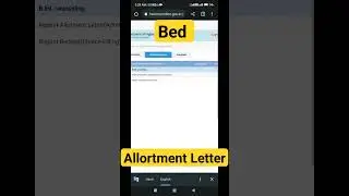 B.Ed allotment letter #bed #bedadmission2023