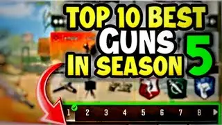 Top 10 Best Guns in Season 5 CODM 2024 | Gunsmith Loadout/Class Setup | Cod Mobile